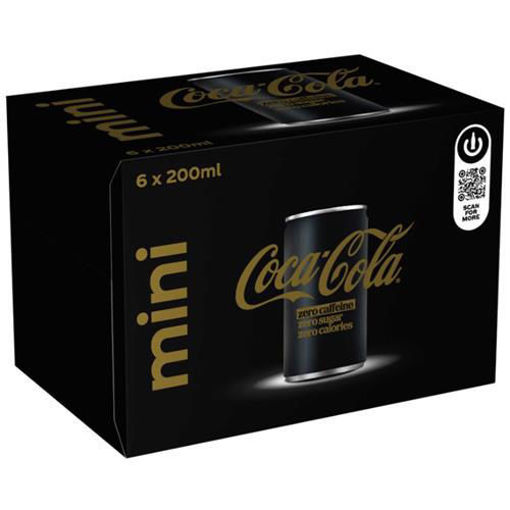 Afbeeldingen van Coca-Cola zero zero caffeine mini 6x20cl